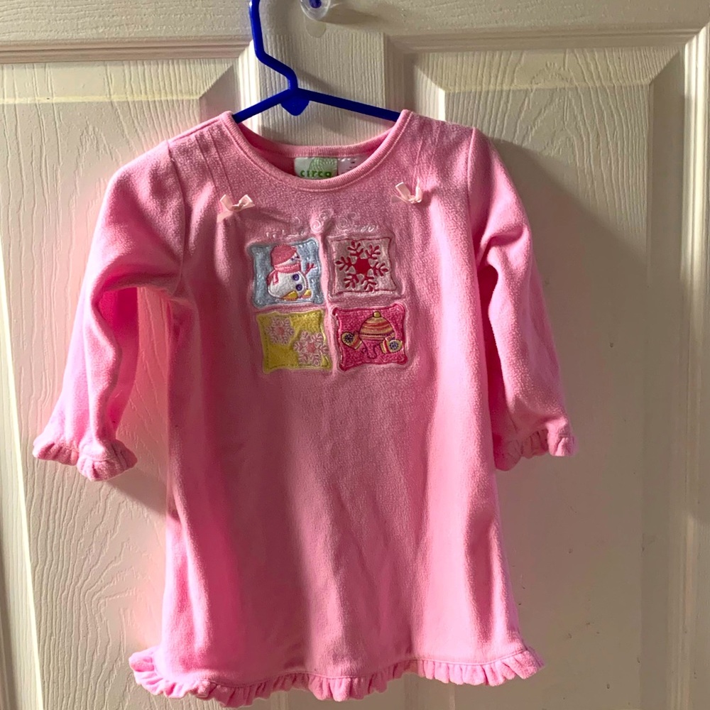 Toddler nightgown and slippers